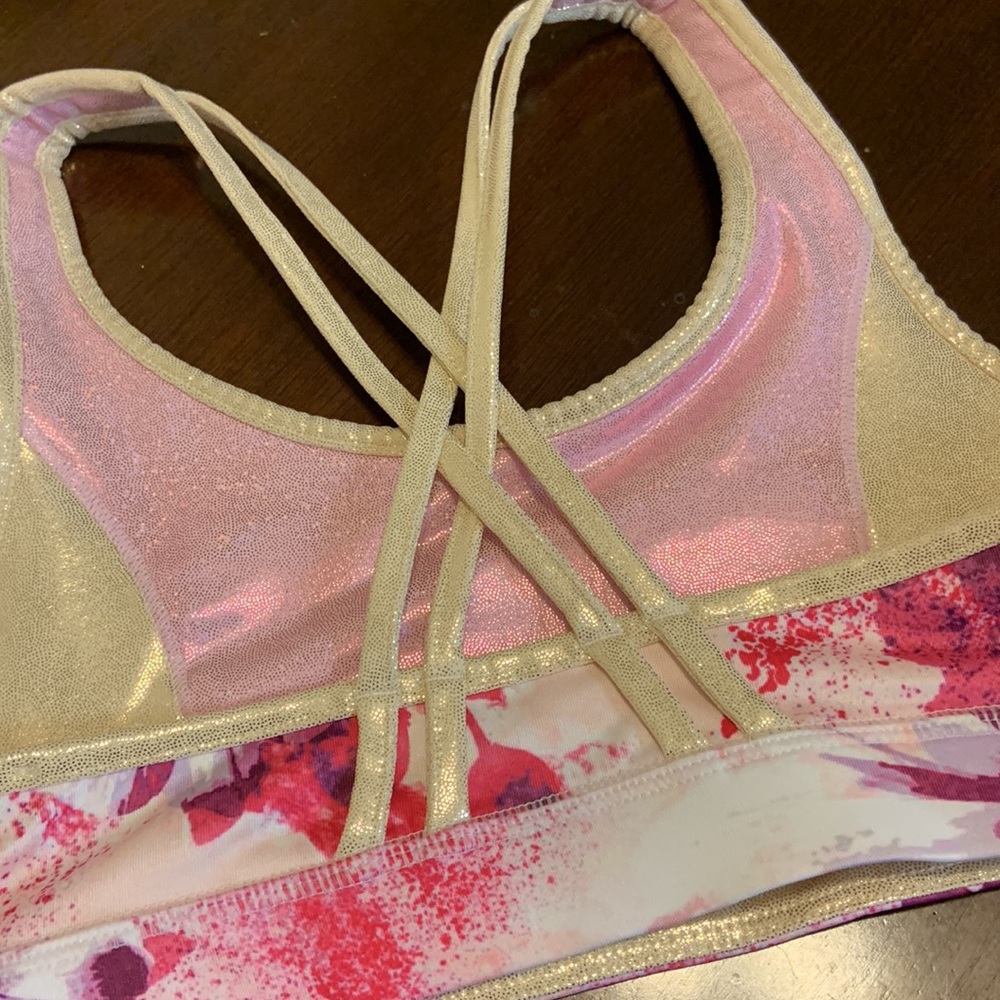 JUSTICE SPORT BRA (GIRL) REVERSIBLE - NWT - Picture 5 of 13